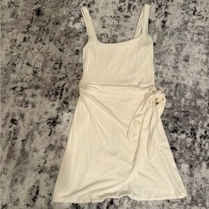 Wilfred (ZARA) Cream Mini Dress small